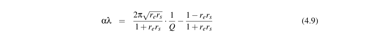 Original equation (4.9)