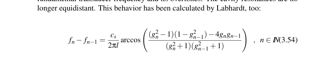 Original equation (3.54) from dissertation page 44