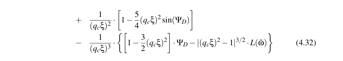 Original equation (4.32) from dissertation page 66